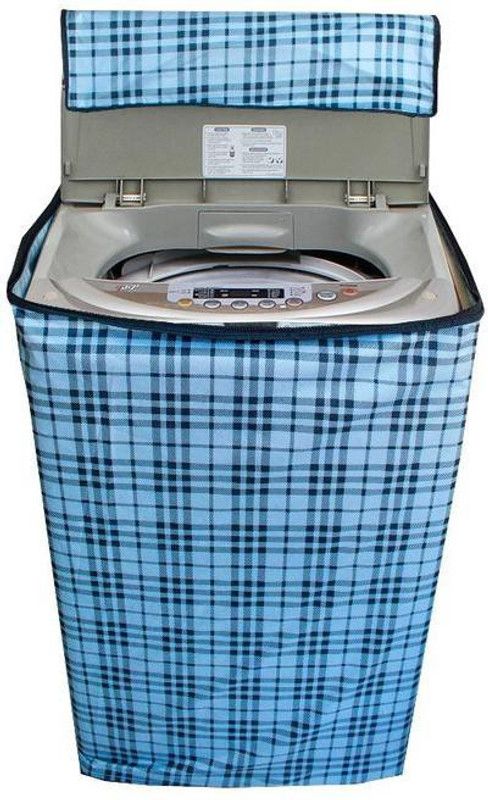 Stylista Top Loading Washing Machine Cover  (Width: 175 cm, Multi, Blue)