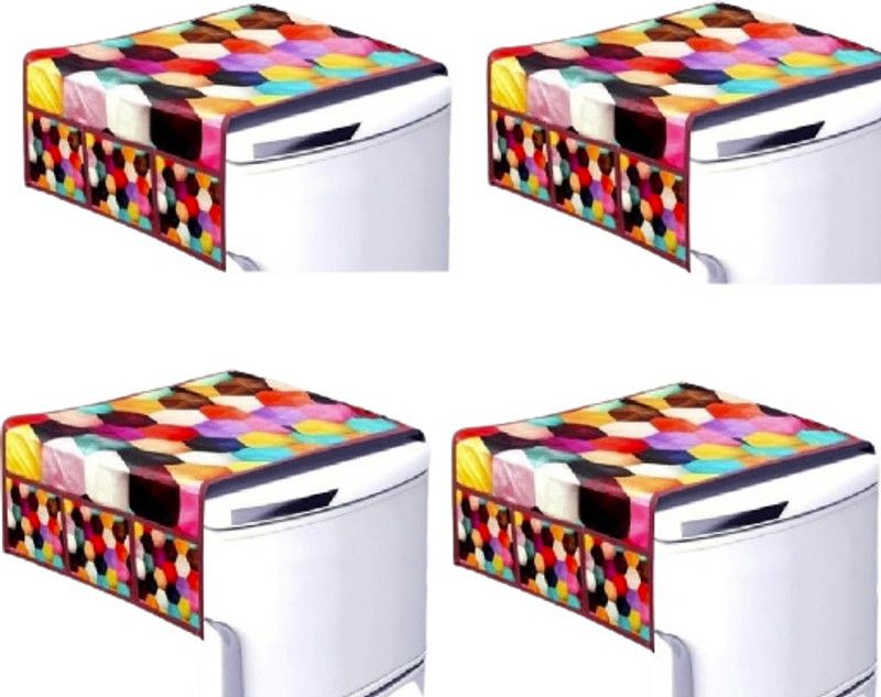 SHASHI KALA Refrigerator Cover  (Width: 26 cm, Milti)