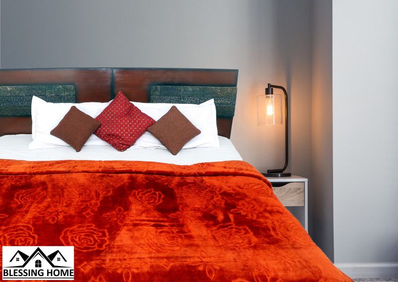 Blessing Home Solid King Mink Blanket for Heavy Winter  (Polyester, Rust)