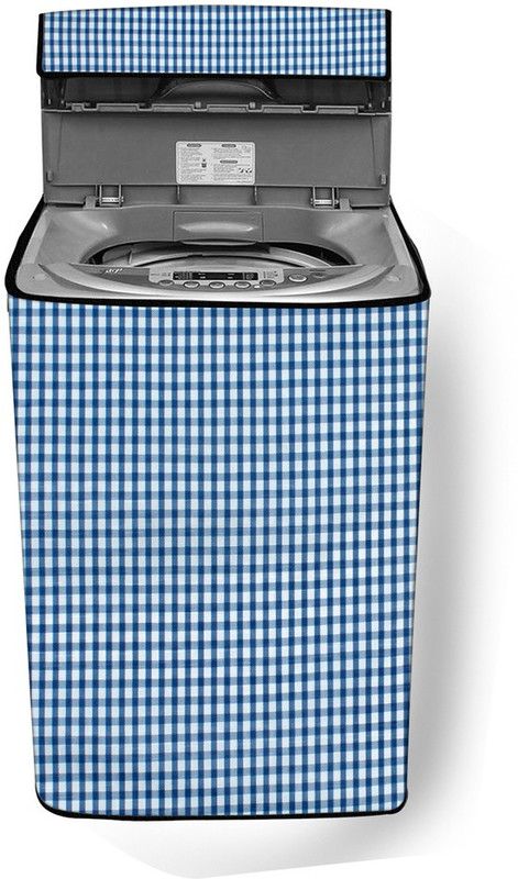 Stylista Top Loading Washing Machine Cover  (Width: 154 cm, Sky Blue)