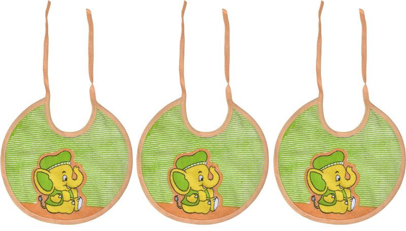 KUBER INDUSTRIES Cotton Home Use Apron - Free Size  (Green, Pack of 3)