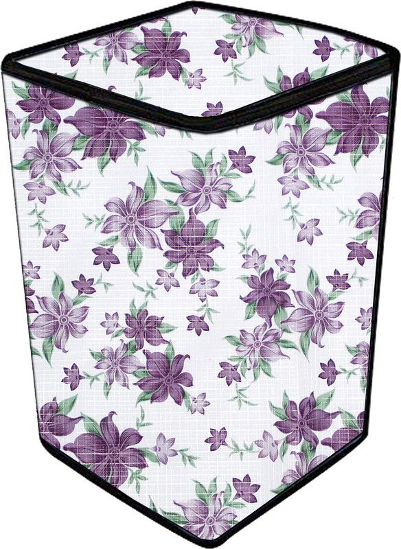 JM Homefurnishings Top Loading Washing Machine Cover  (Width: 55 cm, Fuscous Gray, Abbey)
