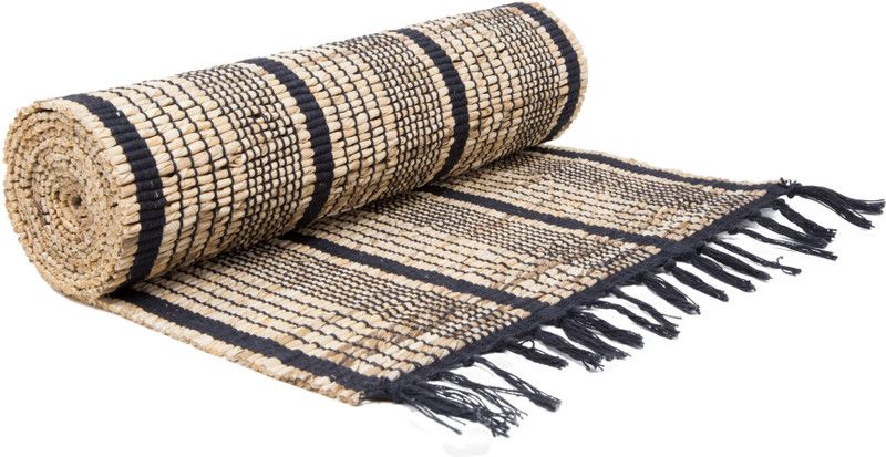 Shalinindia Multicolor 33 cm Reversible Table Runner  (River Grass)