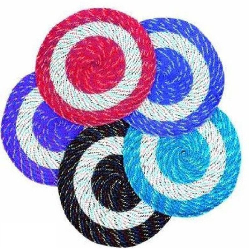 Polyester Door Mat  (Multicolor, Medium)