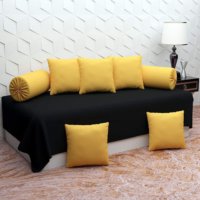 Lajak Collection Polycotton Abstract Diwan Set  (Black)