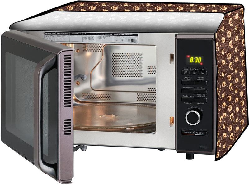 Stylista Microwave Oven Cover  (Width: 57 cm, Printed, Multi)