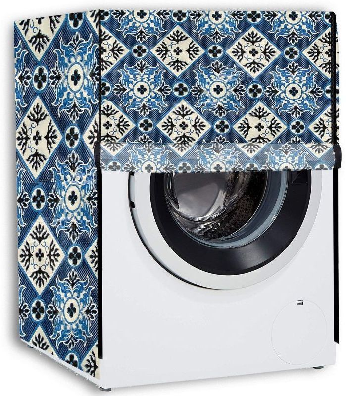 Innovegic Front Loading Washing Machine Cover  (Width: 62 cm, Blue)