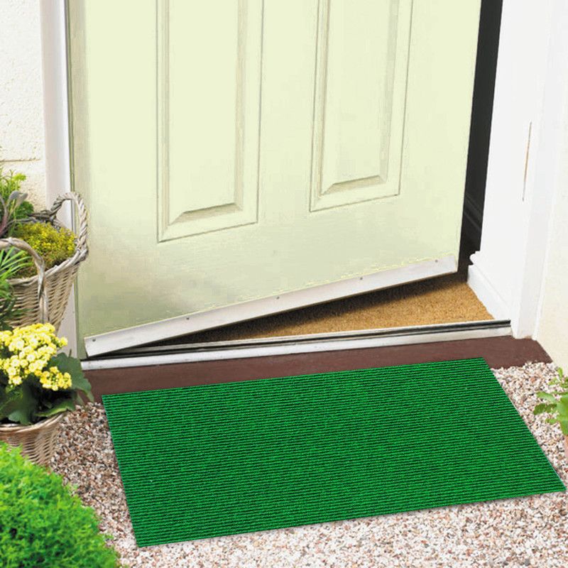 STATUS PVC (Polyvinyl Chloride) Door Mat  (Green, Medium)