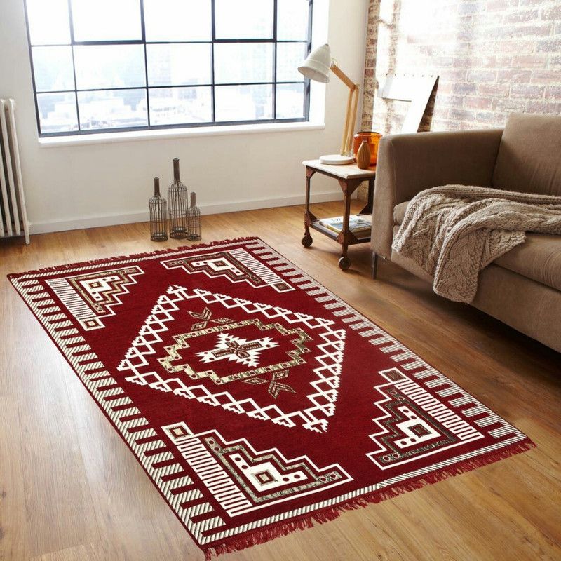 THE FRESH LIVERY Multicolor Cotton Carpet  (140 cm, X 175 cm, Rectangle)