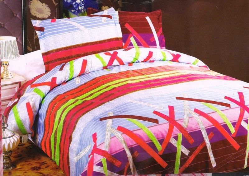 ABC Polycotton Double Floral Flat Bedsheet  (Pack of 1, Multicolor)