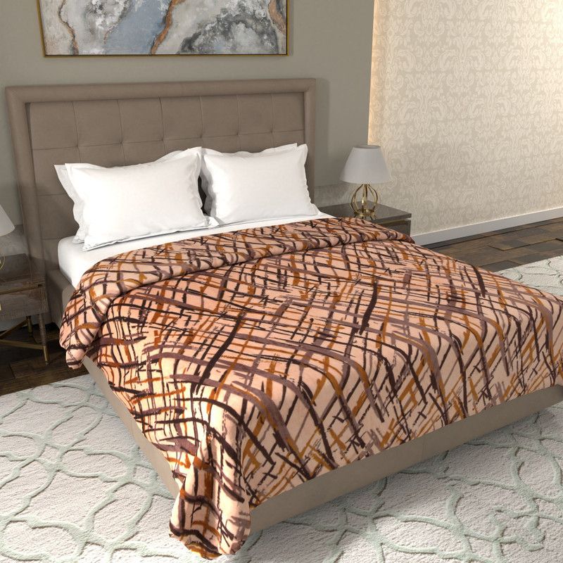 Flipkart Perfect Homes Printed Double Coral Blanket for Mild Winter  (Polyester, Multicolor)
