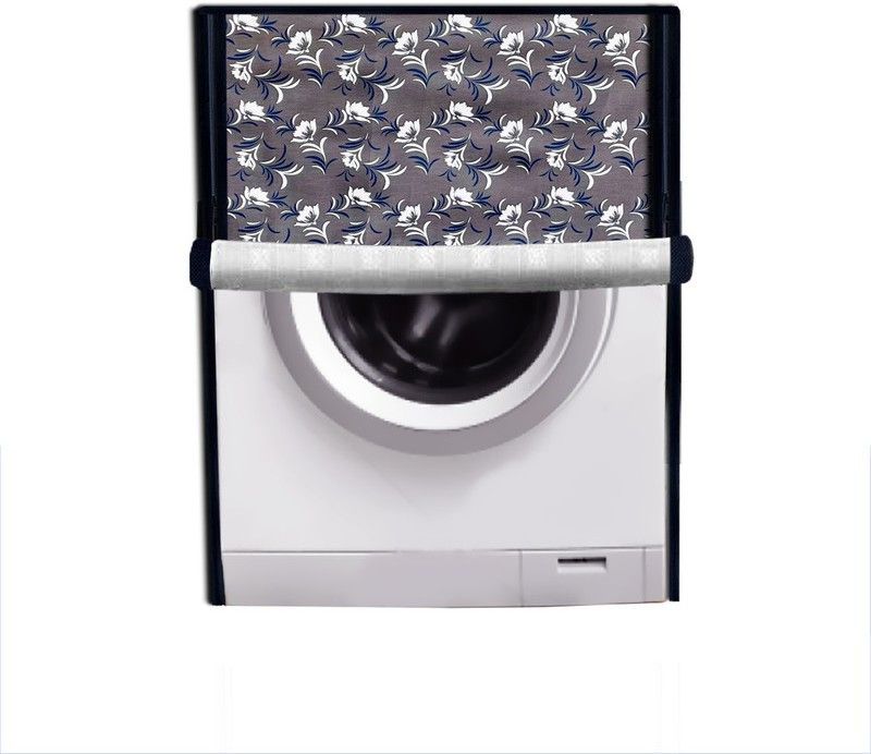 JM Homefurnishings Front Loading Washing Machine Cover  (Width: 67 cm, Mid Gray, Concrete)