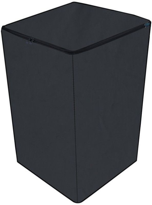 AS ENTERPRISES Top Loading Washing Machine Cover  (Width: 52 cm, Black)