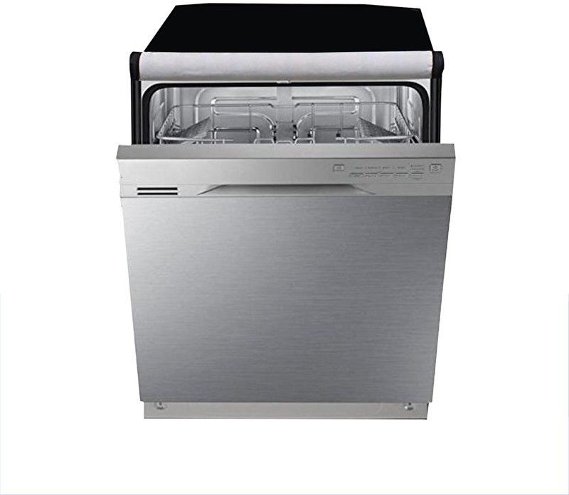 JM Homefurnishings Dishwasher Cover  (Width: 24 cm, Black)