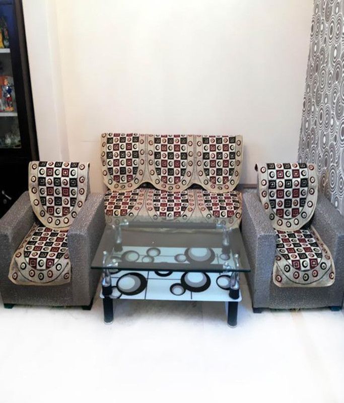 Shivkirpa KSC018 Sofa Fabric  (Multicolor 27 m)