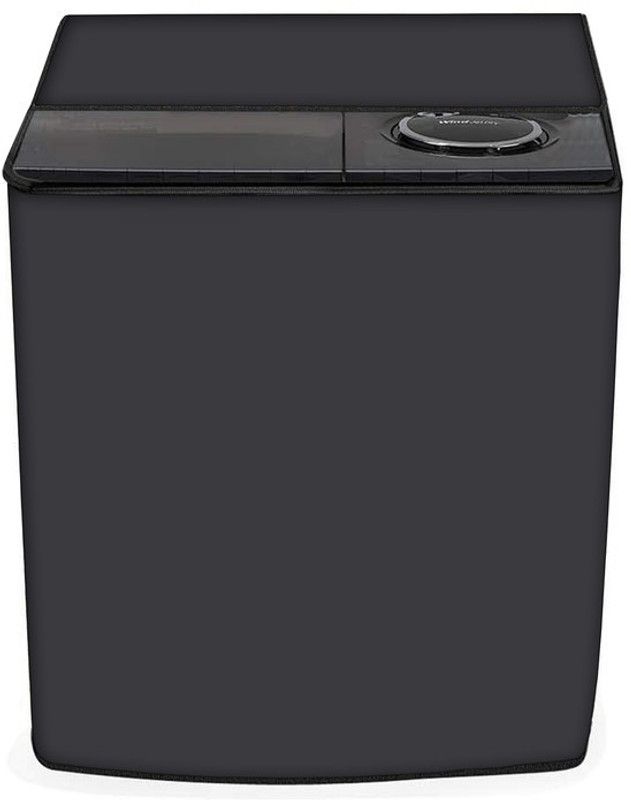 MSB INTERNATIONAL Semi-Automatic Washing Machine Cover  (Width: 49 cm, Grey)