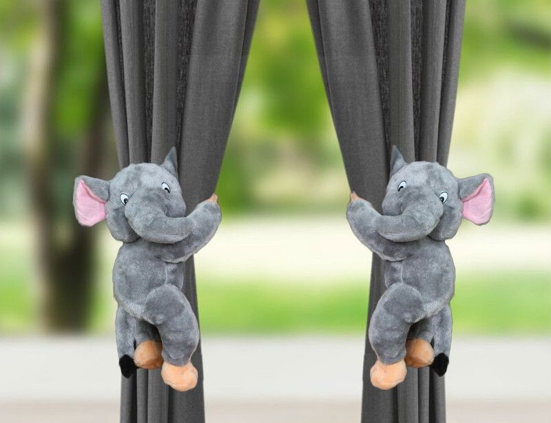 Tickles Grey Tieback Hook  (Pack of 2)