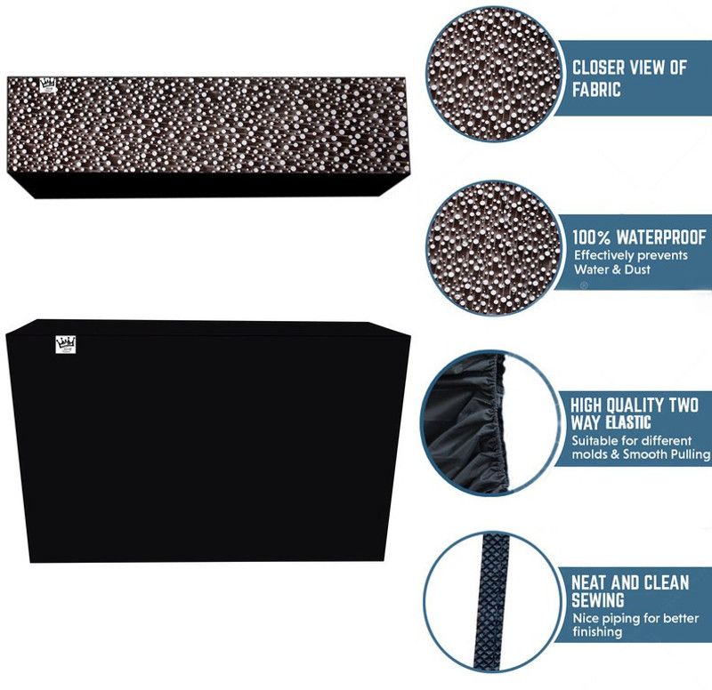 KingMatters Air Conditioner Cover  (Width: 85 cm, Multicolor)