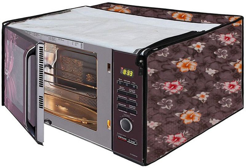 Nitasha Microwave Oven Cover  (Width: 43.13 cm, Multicolor)