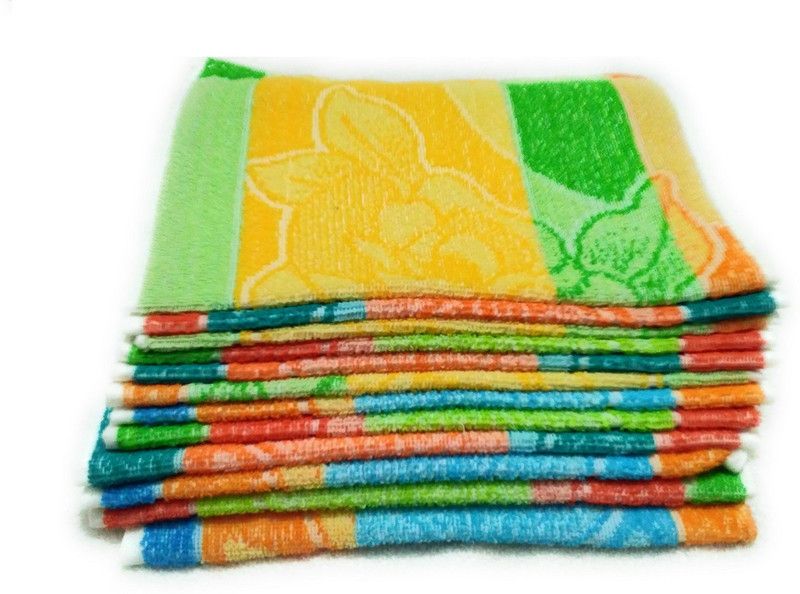 Cotton colors Thumps up napkin 24 Multicolor Cloth Napkins  (12 Sheets)