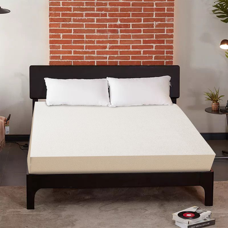 LITHARA Fitted Single Size Waterproof Mattress Cover  (White)