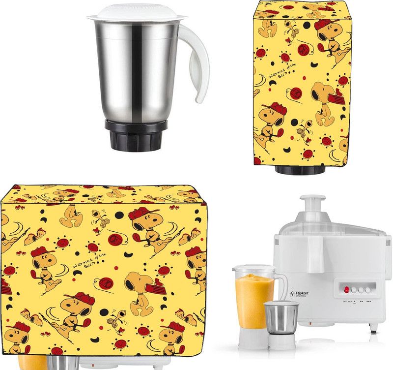 WebDealz Grinder Cover  (Width: 48 cm, Yellow)