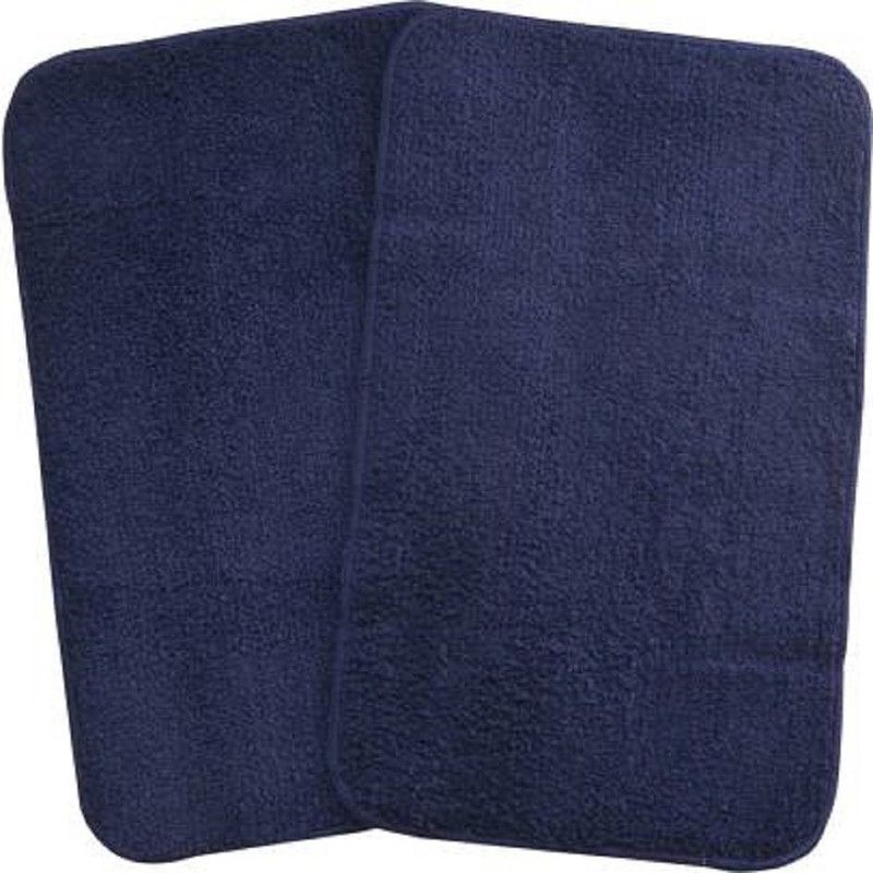 NAVRUDRA Microfiber Door Mat  (Blue, Medium, Pack of 2)