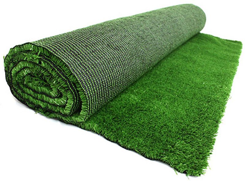 YELLOW WEAVES PP (Polypropylene) Door Mat  (Green, Large)