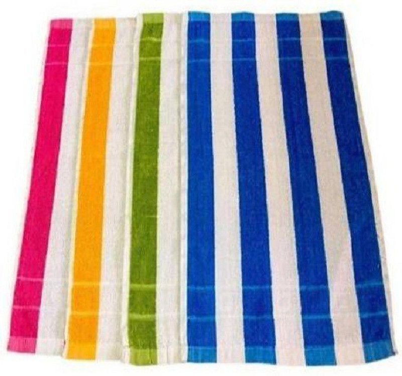 NATURE SKY Cotton 300 GSM Hand Towel  (Pack of 4)