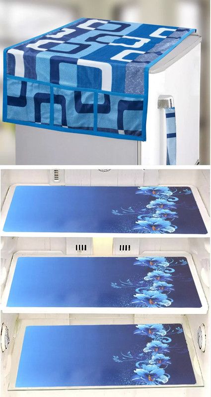 SHAPHIO Refrigerator Cover  (Width: 53 cm, SHAP-AC-209)