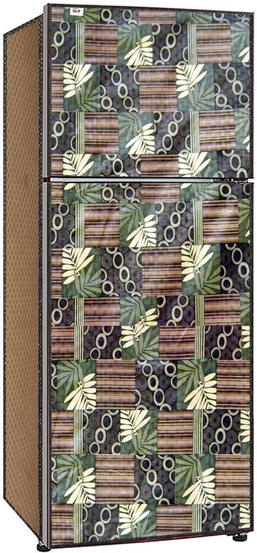 Auf Refrigerator Cover  (Width: 60.96 cm, Multicolor)