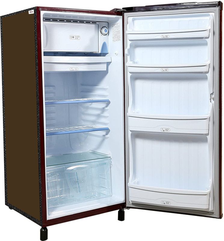 AAVYA UNIQUE FASHION Refrigerator Cover  (Width: 53 cm, Brown)