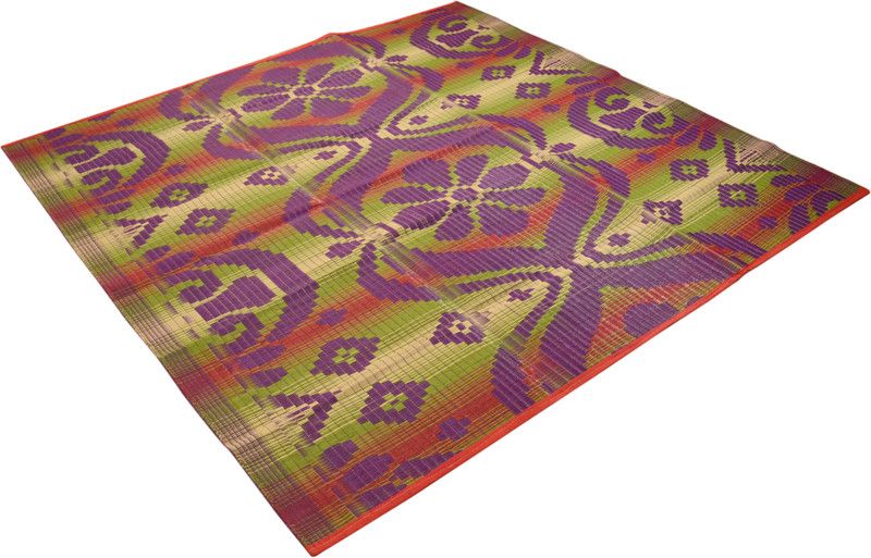 VISALAKSA ATTIRE Plastic Chatai Mat  (Multicolor, Large)