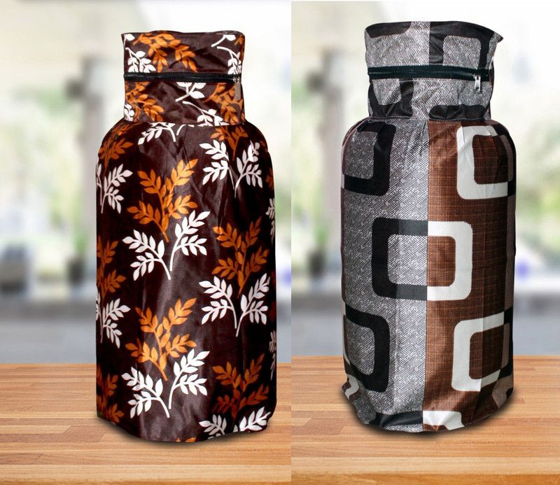Comfort House Gas Cylinder Cover  (Width: 39 cm, Brown)