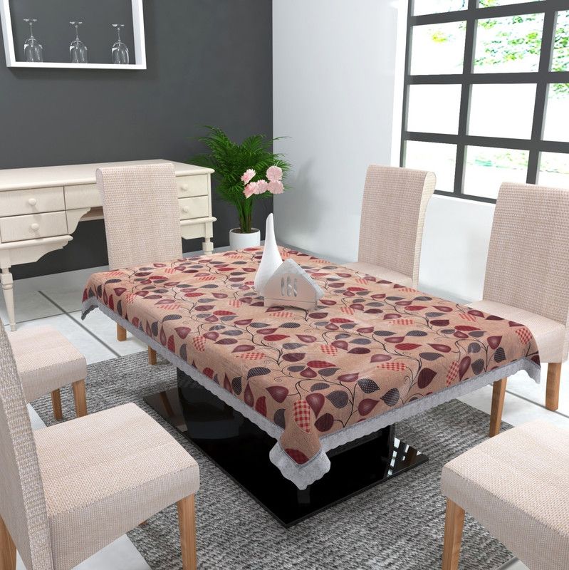 Printed 2 Seater Table Cover  (Design-10, PVC)