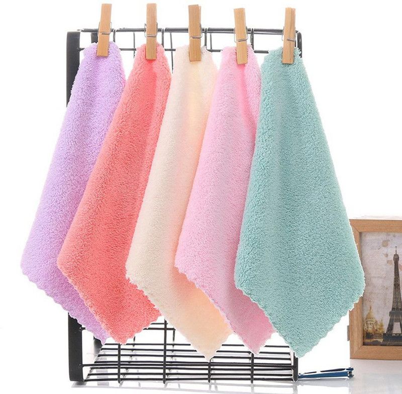 Ezyhome 8 Pack Microfiber Cleaning Cloth Multicolor Cloth Napkins  (8 Sheets)