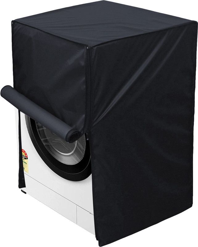Star Weaves Front Loading Washing Machine Cover  (Width: 64 cm, Grey)