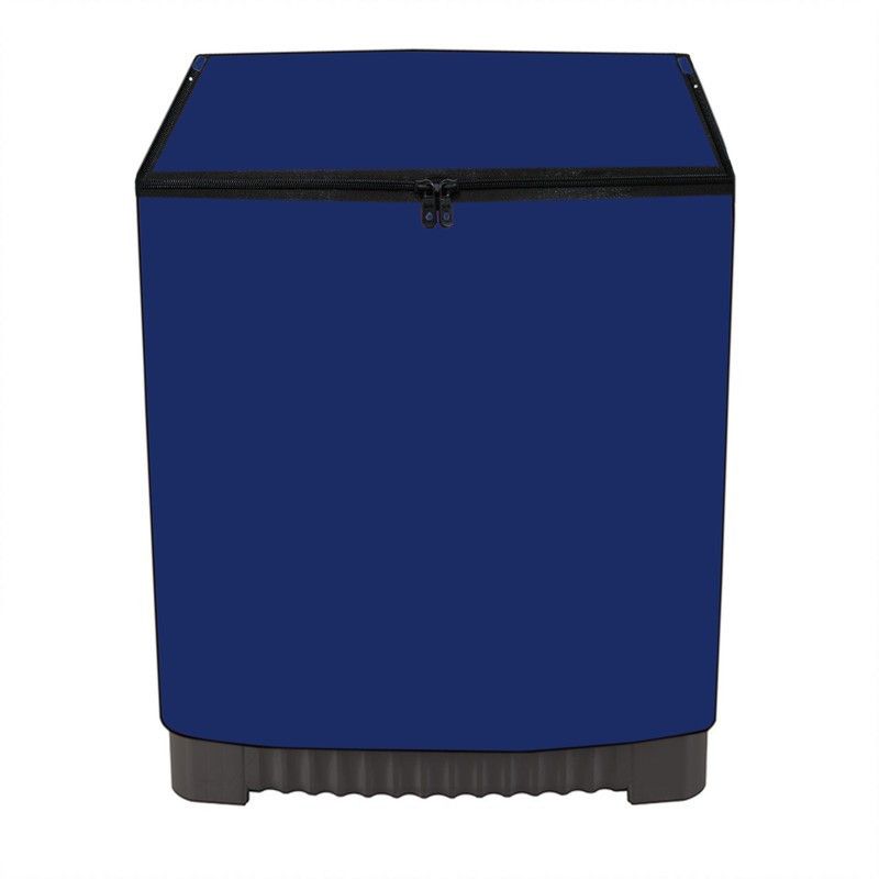 KingMatters Semi-Automatic Washing Machine Cover  (Width: 80 cm, Blue)