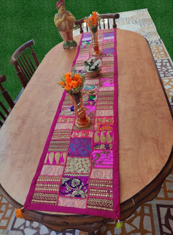 Stylein Multicolor 182.88 cm Table Runner  (Cotton)