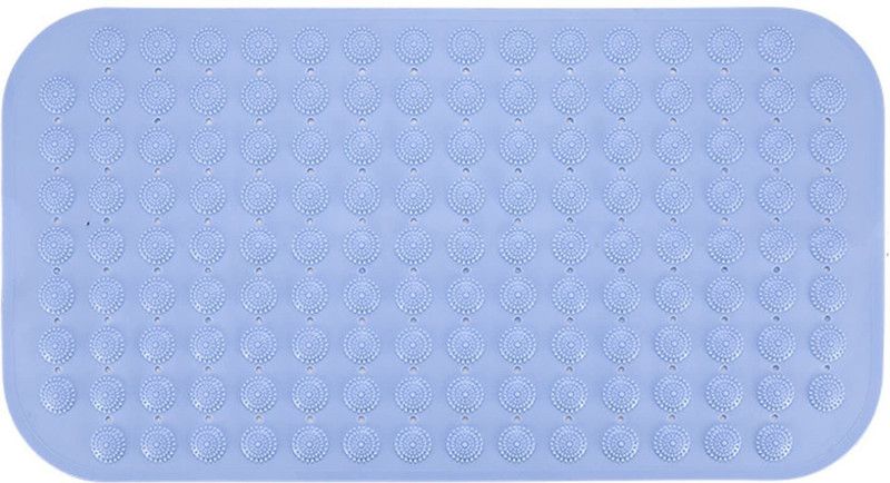 HENIJ PVC (Polyvinyl Chloride) Bathroom Mat  (Blue, Medium)