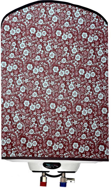 AAVYA UNIQUE FASHION Water Geyser Cover  (Width: 39.37 cm, Brown,White)