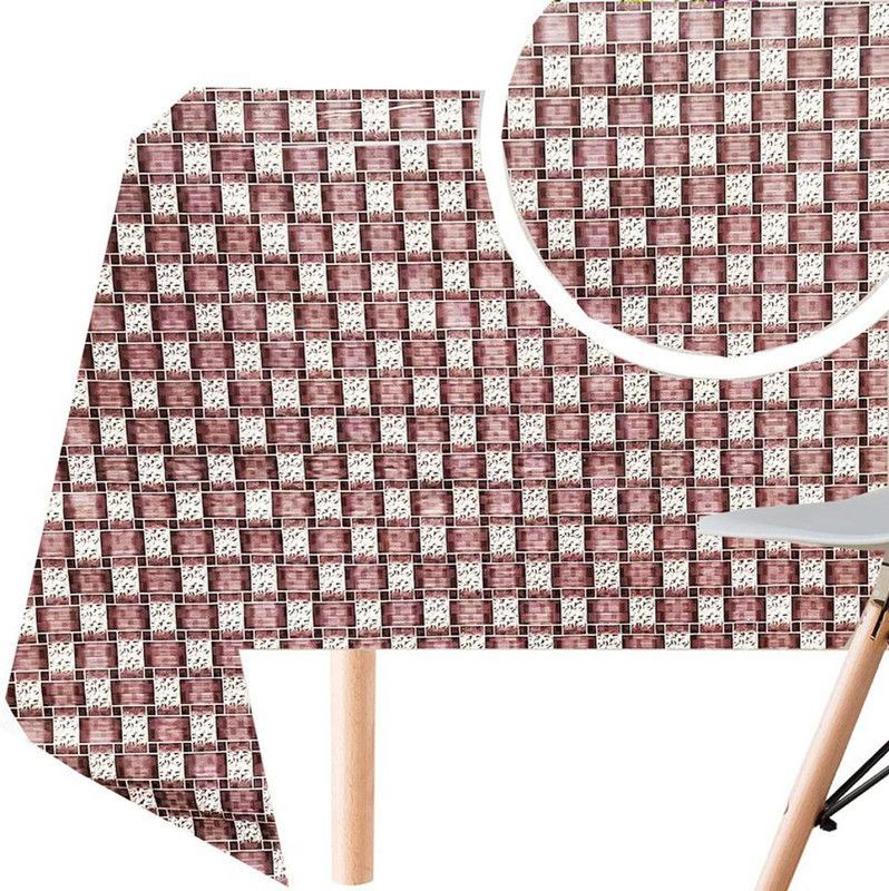 Delideal Printed 8 Seater Table Cover  (Multicolor, PVC)