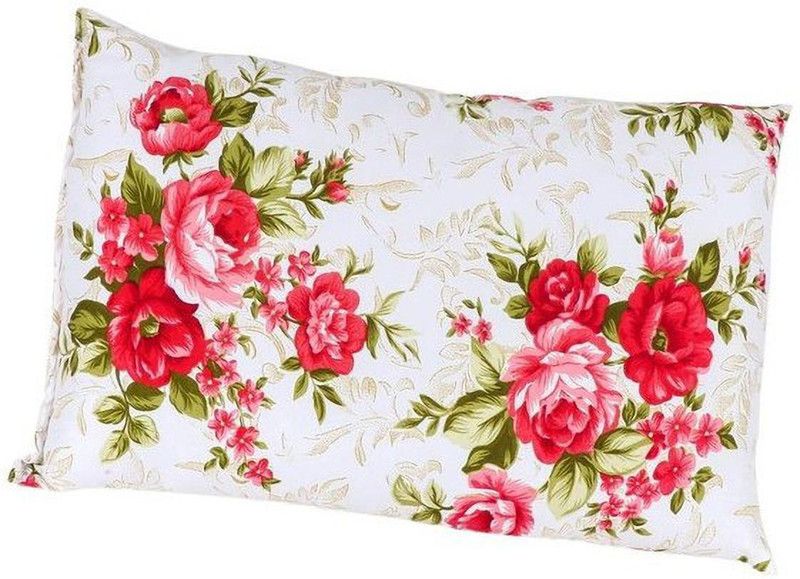 SAN & MAAHI Microfibre Floral Sleeping Pillow Pack of 1  (Multicolor)