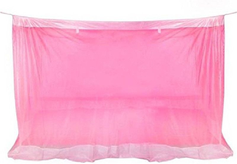 VIVAAN Nylon Adults Washable High Quality Single Bed Mosquito net to protect Various Insects Mosquito Net  (Multicolor, Bed Box)