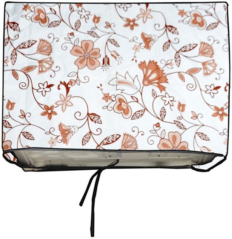 AAVYA UNIQUE FASHION Air Conditioner Cover  (Width: 71 cm, White)