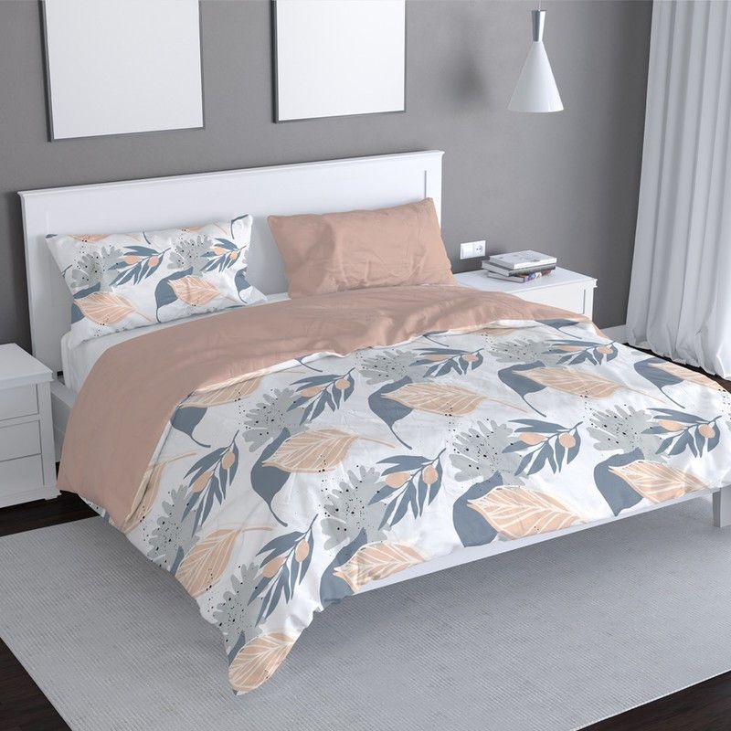 kolanu 200 TC Cotton Single Printed Flat Bedsheet  (Pack of 1, Multicolor)