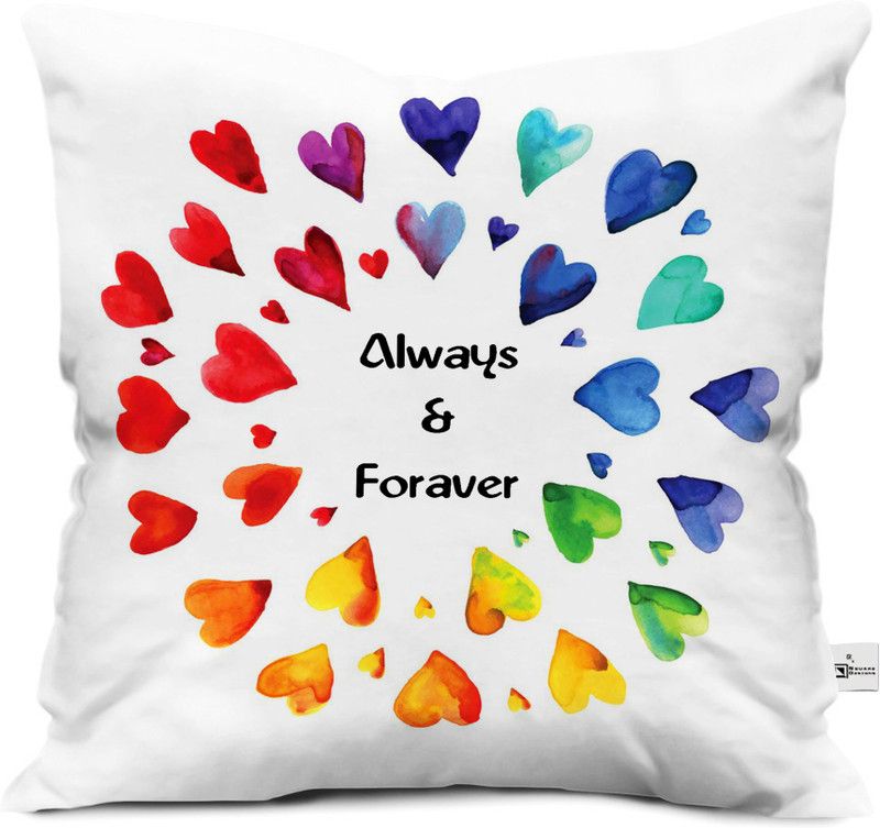 Gifts Corner Polyester Fibre Quotes Travel Pillow Pack of 1  (White)