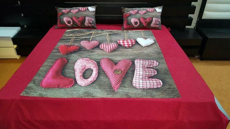 Velvet King Bedsheet  (Pack of 1, Marron)