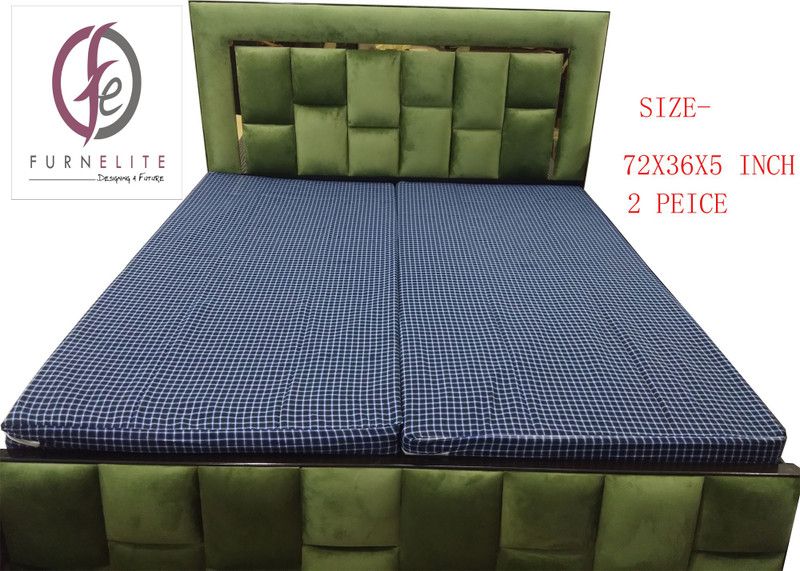 FurnElite Zippered King Size Mattress Cover  (Blue)
