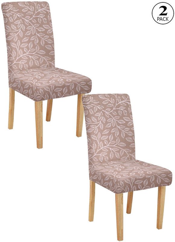 Flipkart SmartBuy Polyester Floral Chair Cover  (Pink Pack of 2)